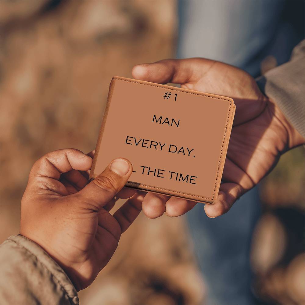 Graphic Leather Wallet