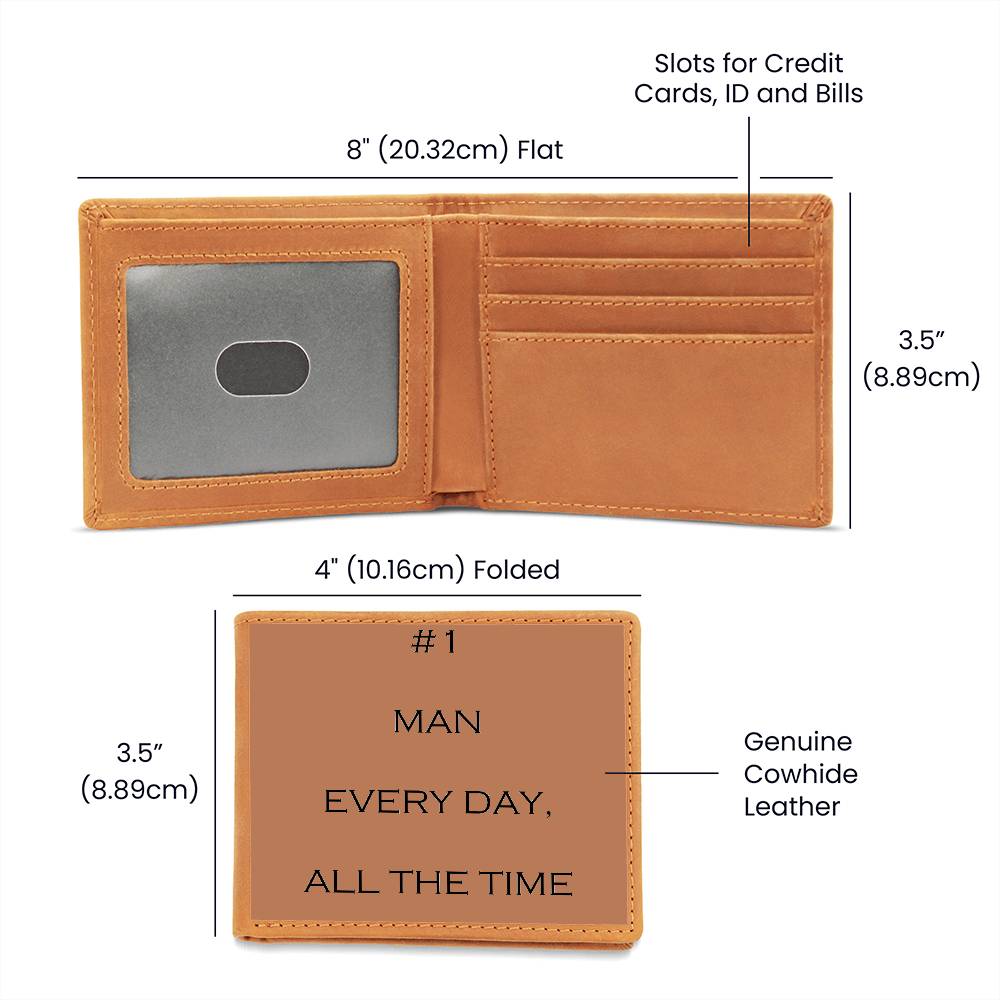 Graphic Leather Wallet